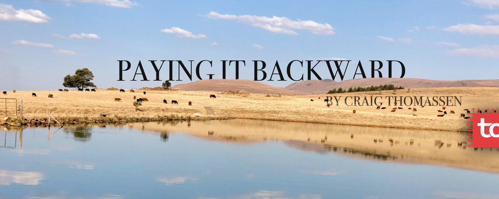 Paying it backward