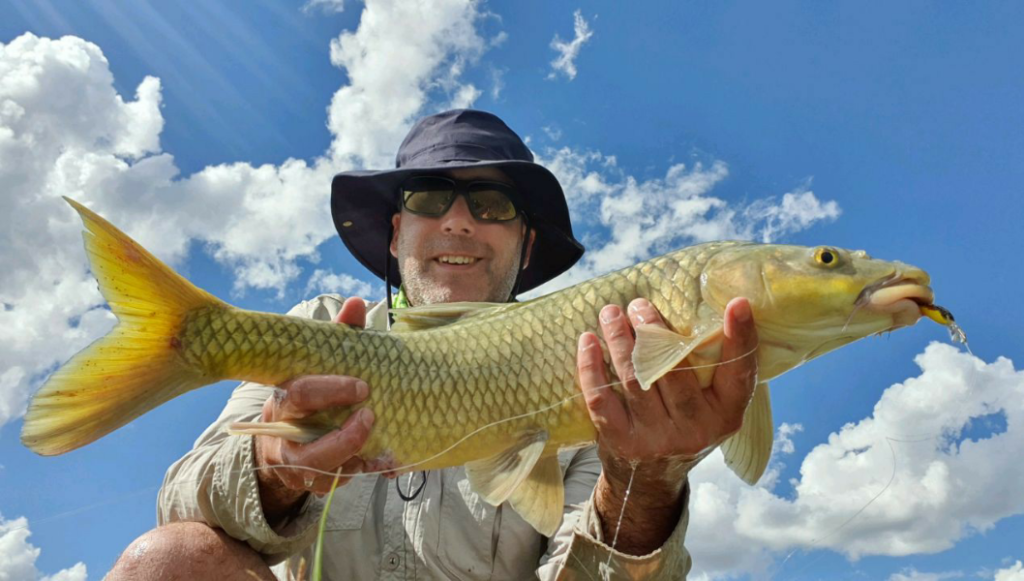 New PB smallie on lure from the Orange River
