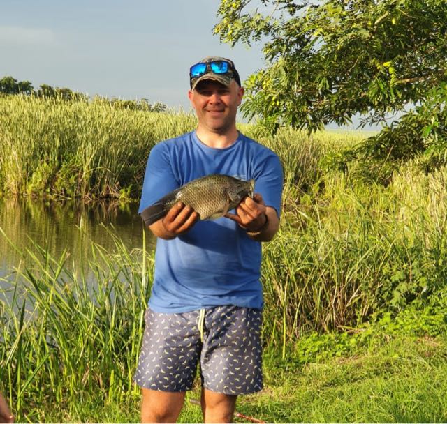 1615578273965.5981 Mozambique tilapia, strong fighters for their size. Released safely